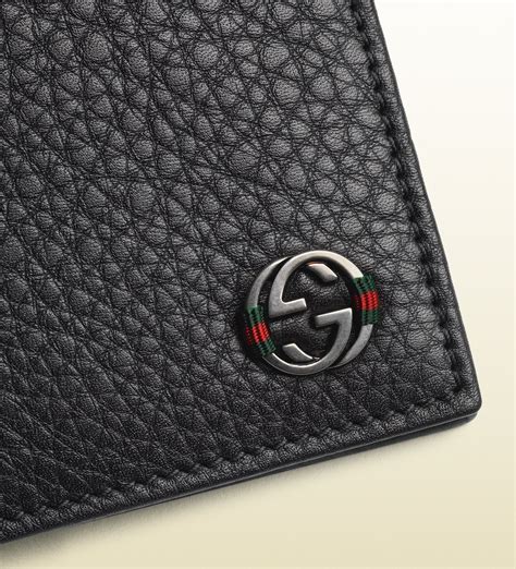 gucci leather wallet price|Gucci leather wallet for men.